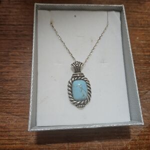 Vintage Navajo Southwest Sterling Silver Necklace 18"